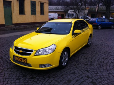 taxi sárgítás, taxi fóliázás